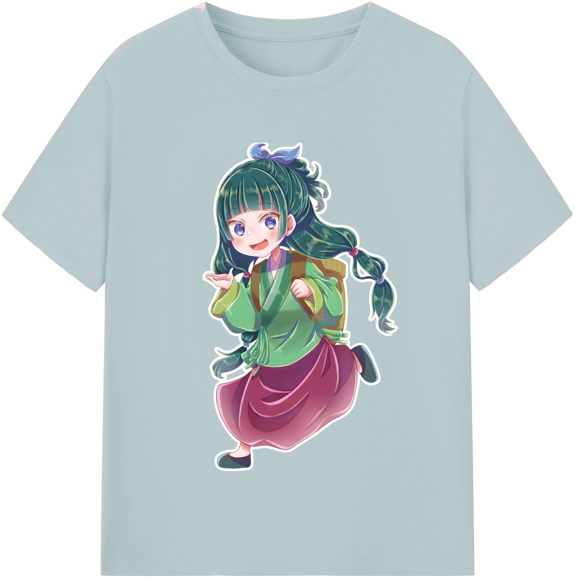 （画像用） 薬屋のひとりごと The Apothecary Diaries 綿100％半袖Tシャツ（フロントプリント）
